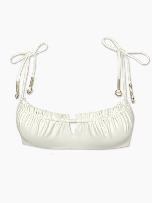 The Amelia Ruffle Edge Top - Moonlight